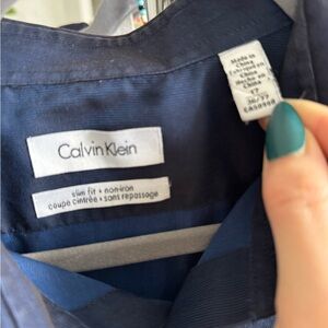 Calvin Klein Deep Blue Slim Fit Shirt